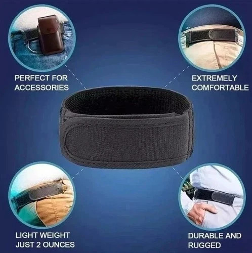2pcs L BeltBro Pro Pairs For Men Next Gen BeltPro Buckle-Free Elastic Belt–