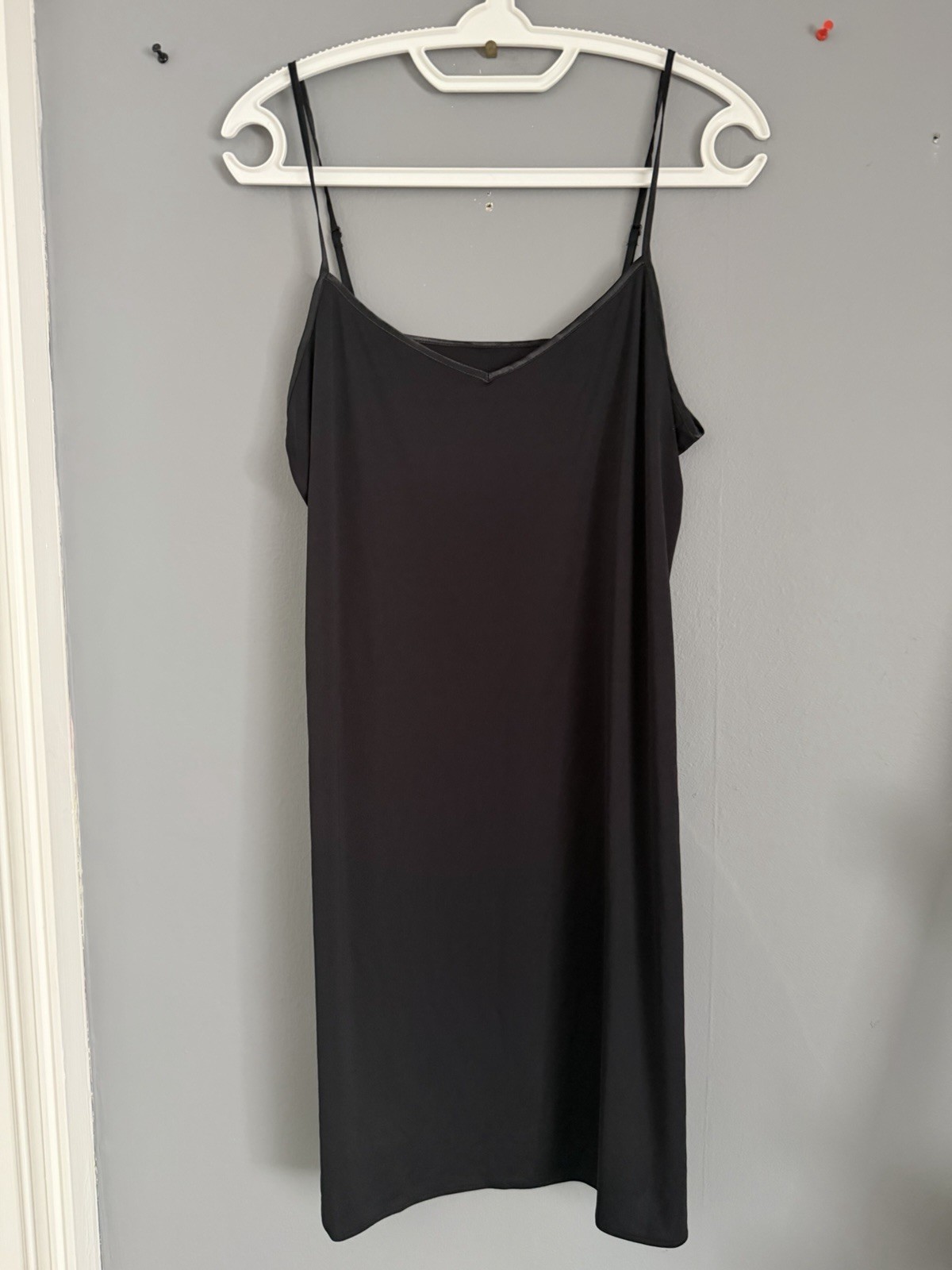 Marks and Spencer Black Petticoat /nightie Size 14 Excellent Condition