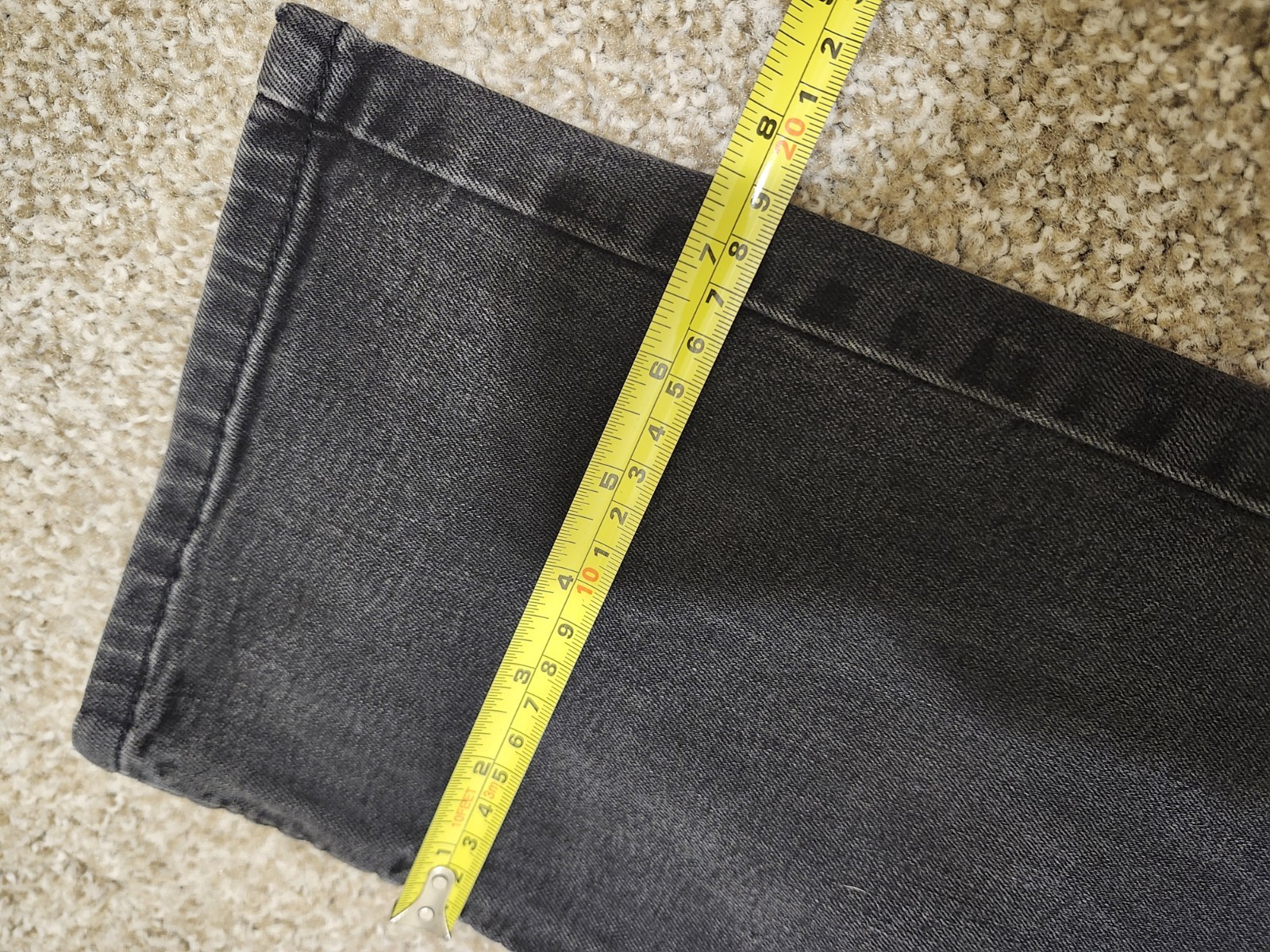 Levis 502 Jeans Mens 40×32 Premium Slim Tapered Stretch Denim Pants Actual 38×29