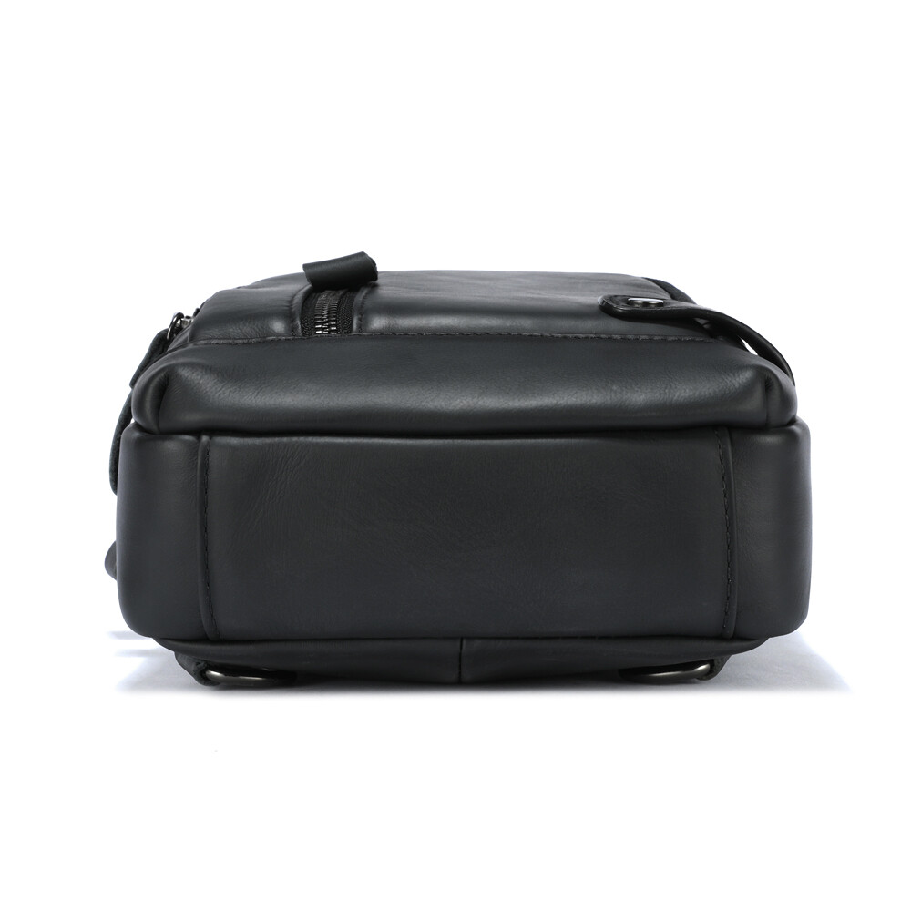 Sling Backpack Men Chest bag Crossbody Bag Shoulder Bag 100% Genuine Leather New