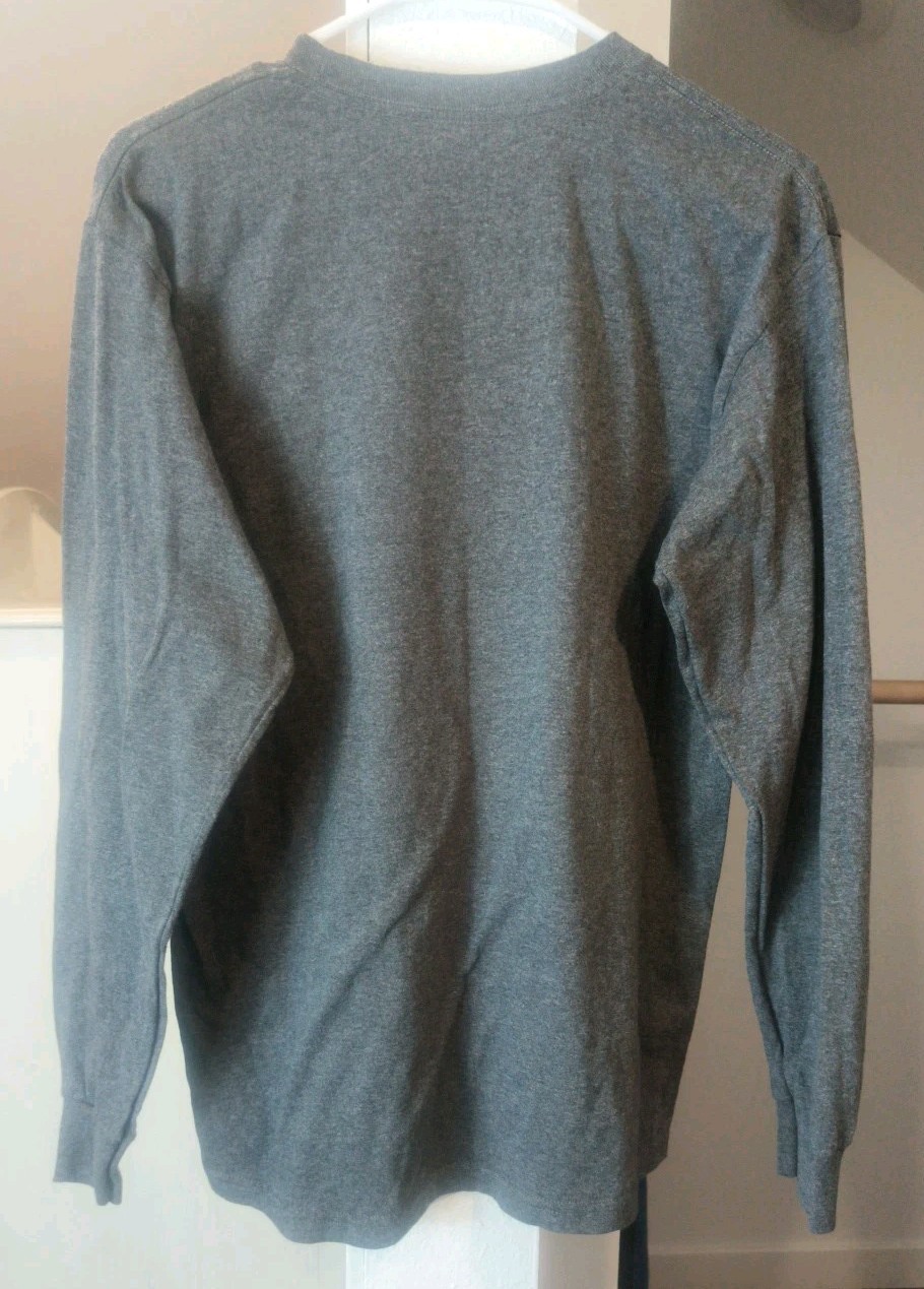 Alstyle Heavy Weight Shirt Men’s Medium Long Sleeve Whistler Gray