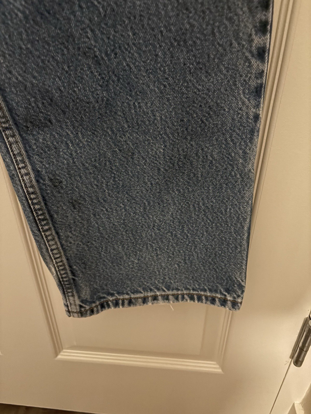 Levi’s 501 Original Fit Jeans Men’s 42×30 Light Wash Button Fly 100% Cotton USA