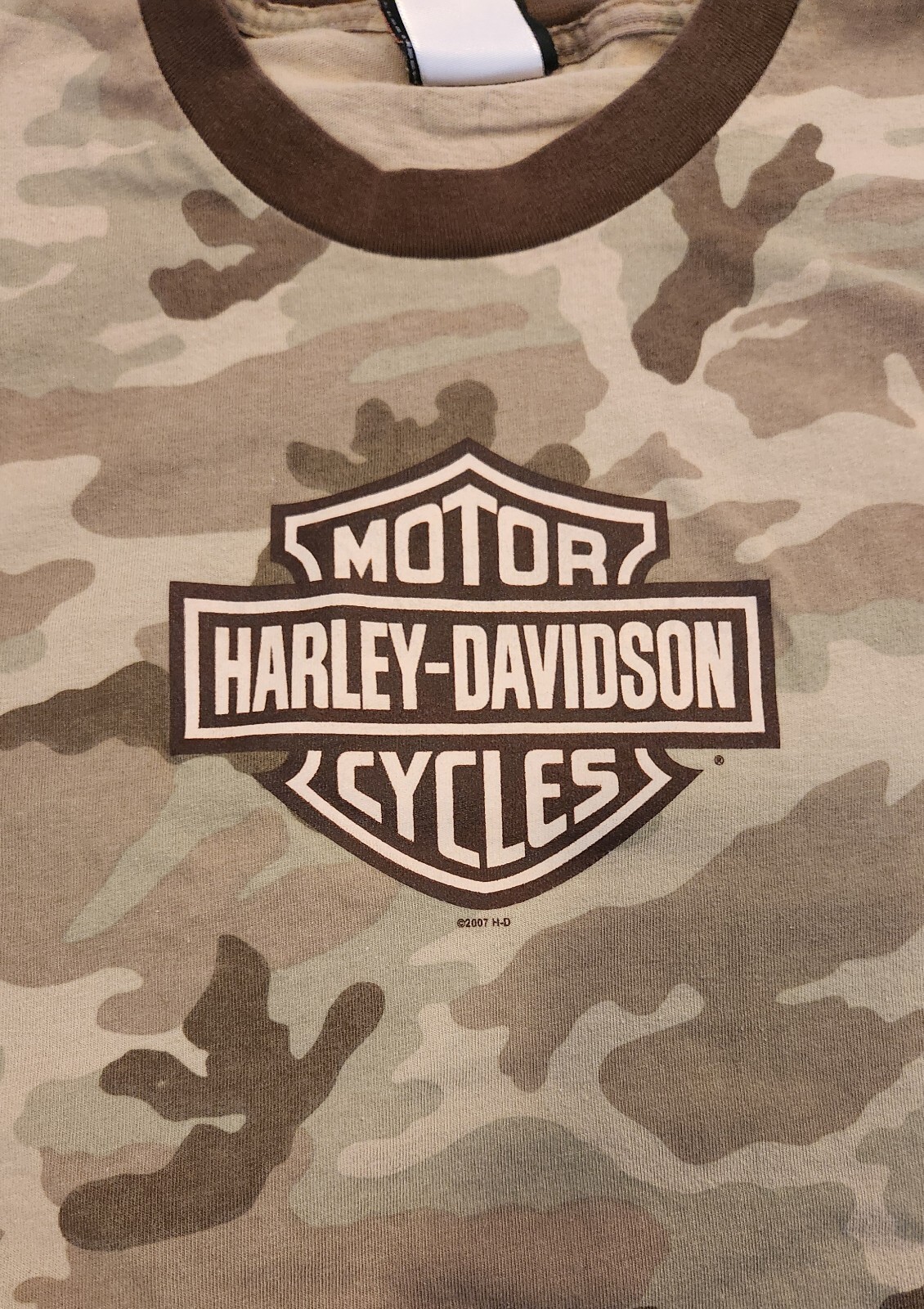 Harley Davidson Camouflage Short Sleeve T-shirt Dubai United Arab Emirates – M