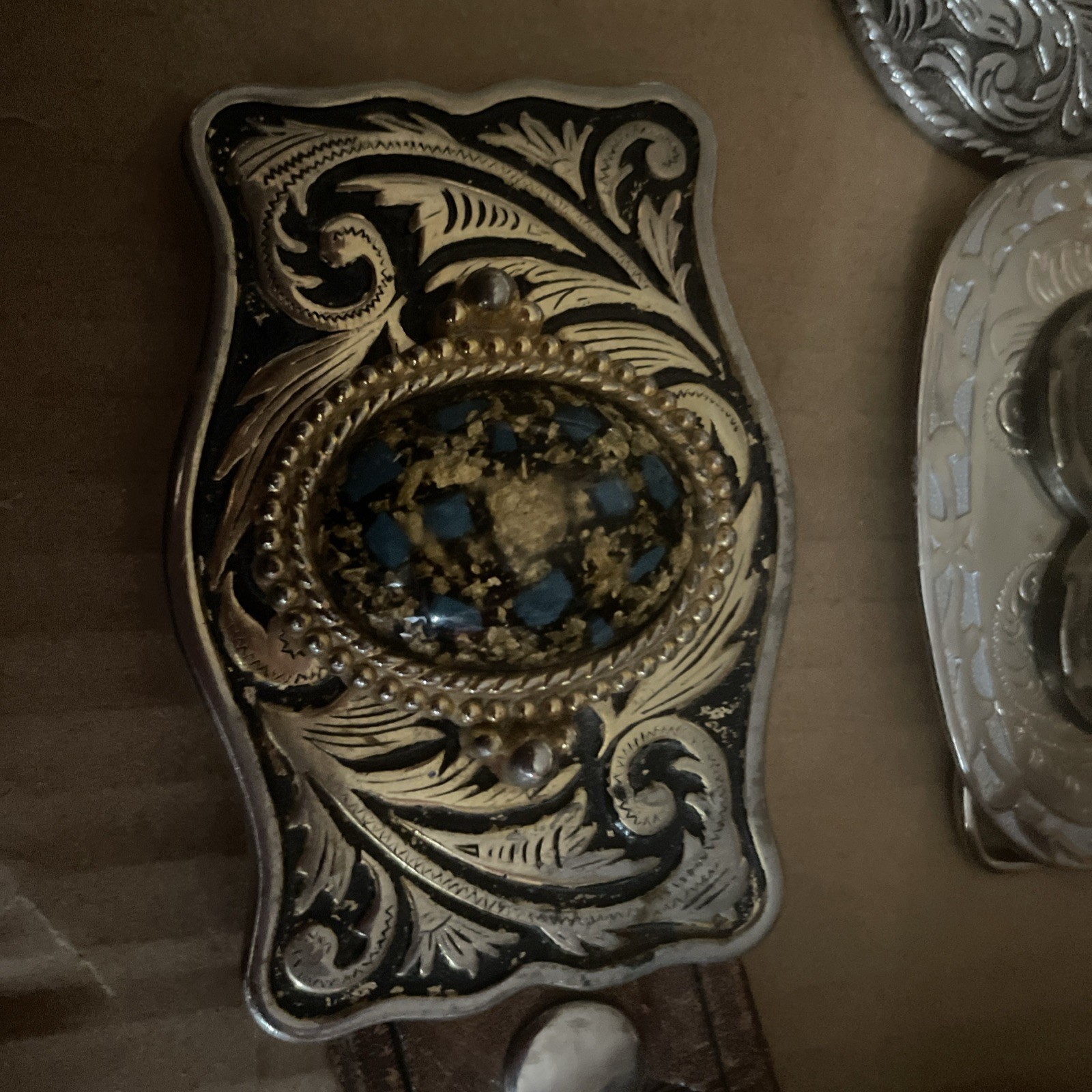 Assorted Vintage Belt Buckles-See Pictures For Details