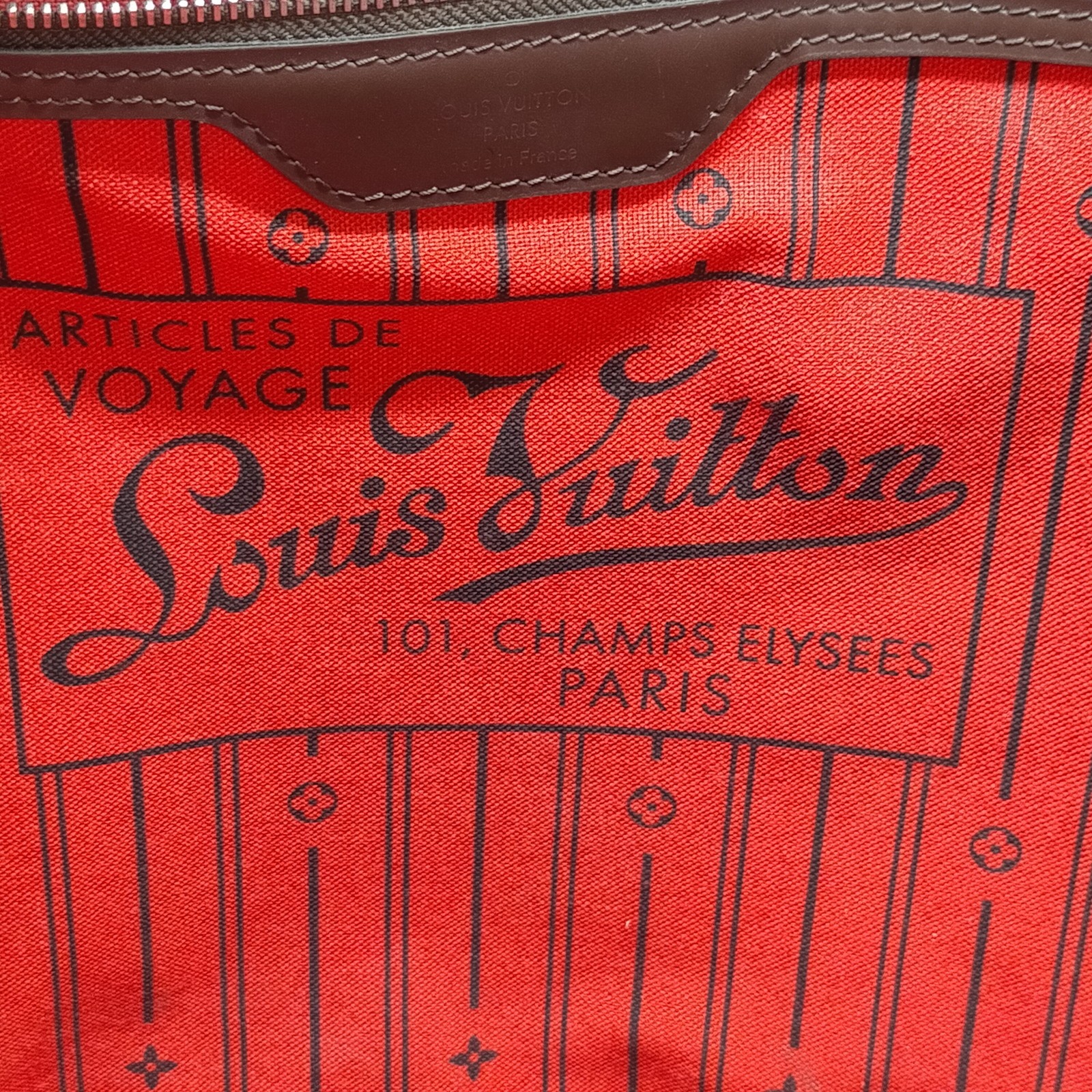 Louis Vuitton LV Tote Bag Neverfull GM Brown Damier 4731754