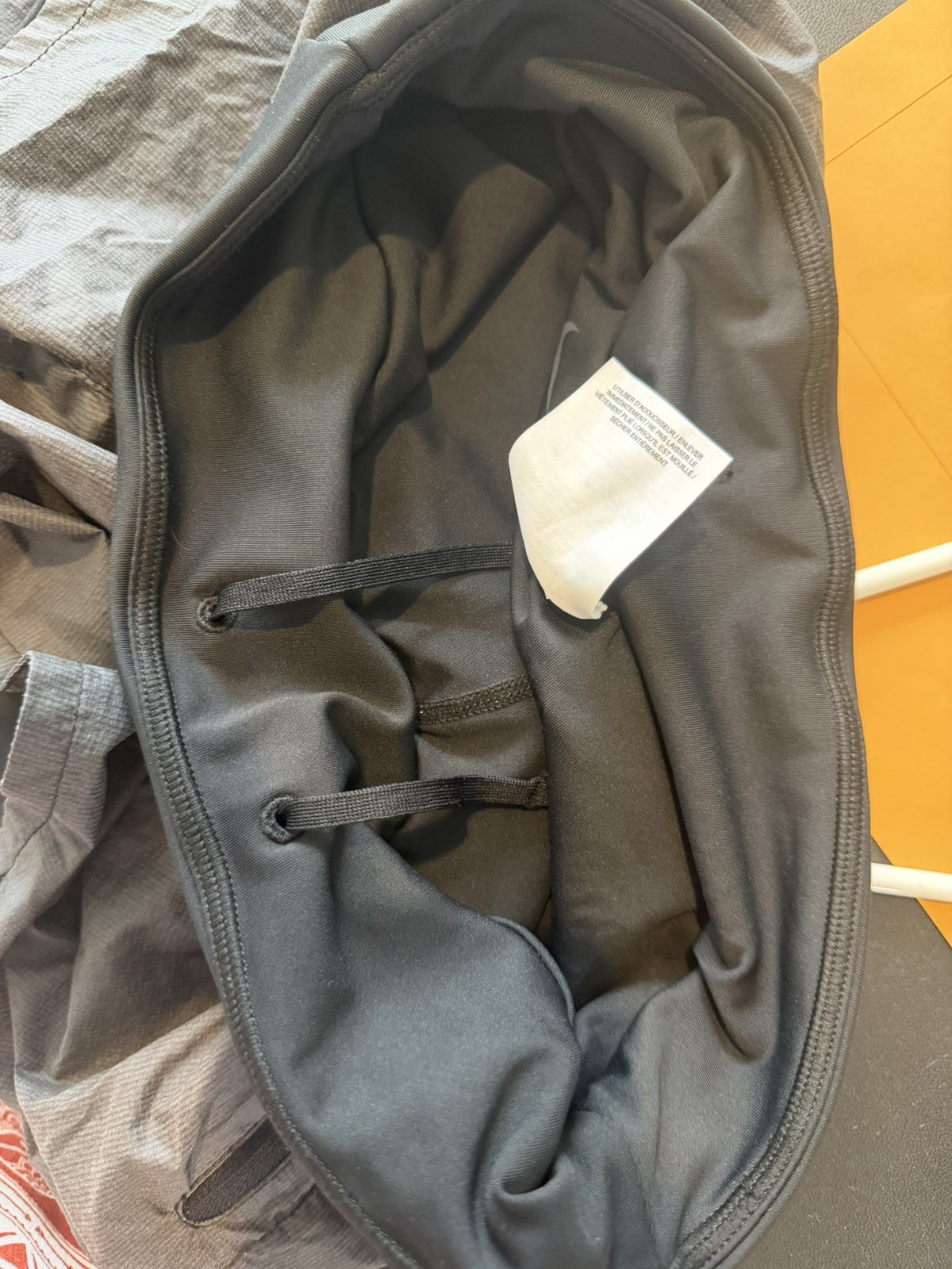 Nike Shorts Womens M Medium Graphite Black Run Division 2 in 1 Reflective