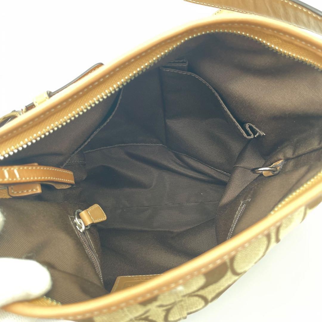 COACH Signature Shoulder Bag F03574 18a