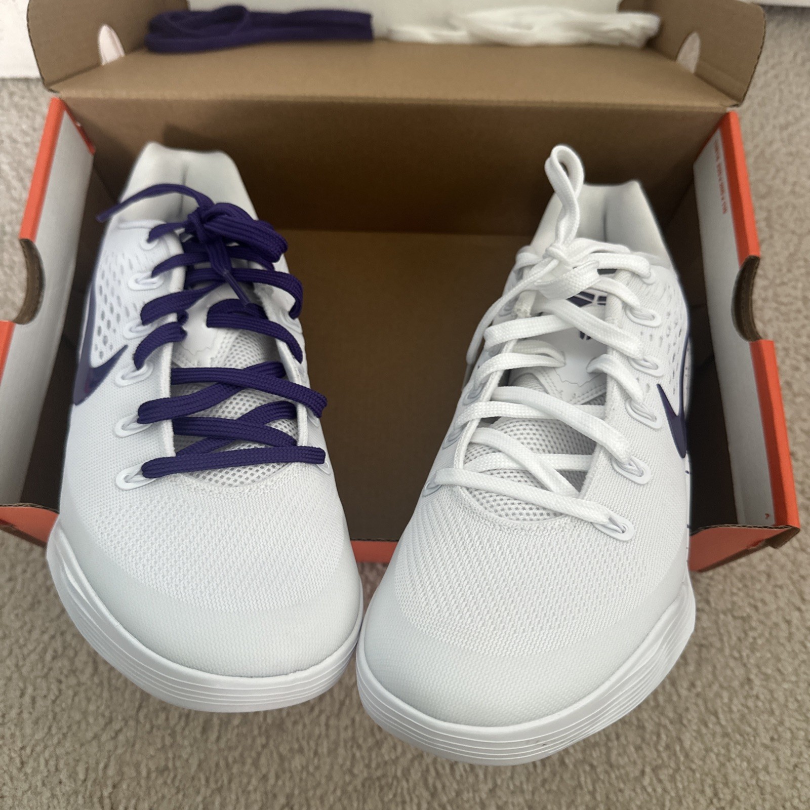 Kobe 9 Elite EM Protro White/Purple Size 8