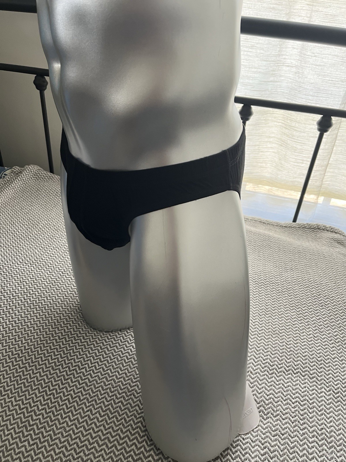 Real Men Model Black Briefs Size X-Large Extremely-soft NWOT
