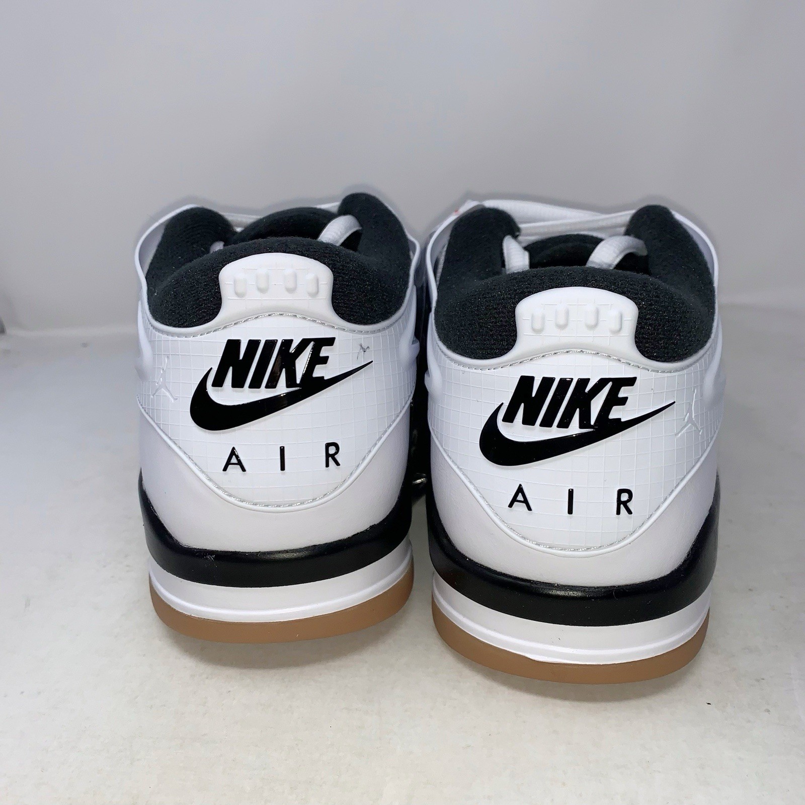 Air Jordan 4 RM ‘Military Black’ White Sneakers, Size 12 BNIB FQ7939-110