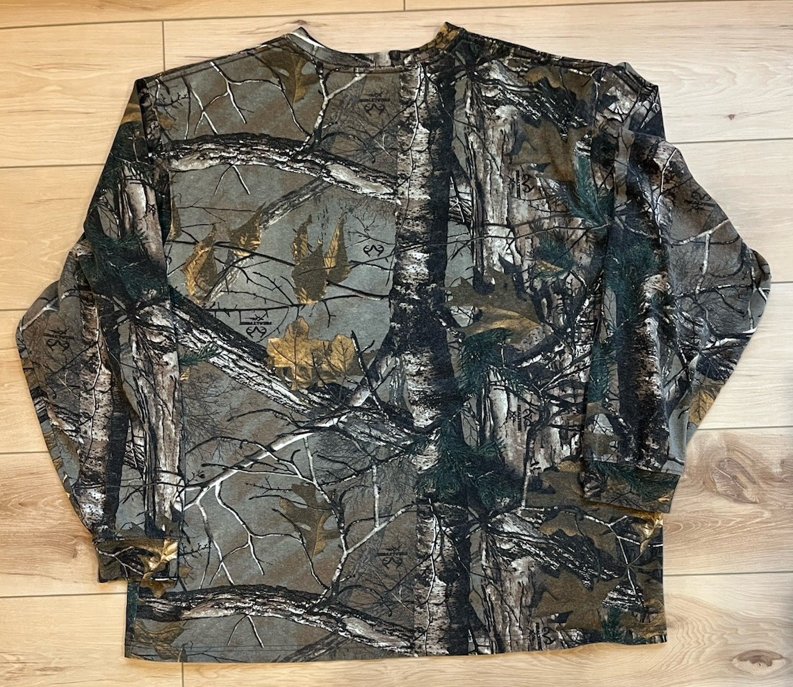 Vintage Carhartt K285 977 Realtree Xtra Camouflage Heavyweight Pocket Mens XL