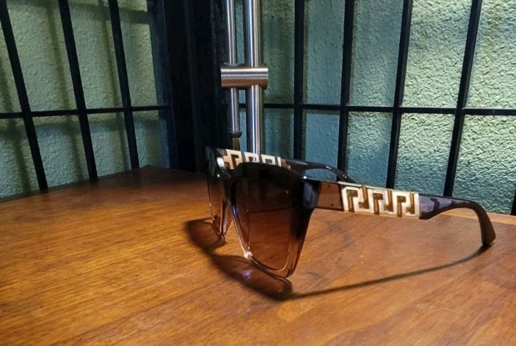 Versace MOD. 4418 Women’s Cat Eye Sunglasses Brown Gradient UV400 145mm
