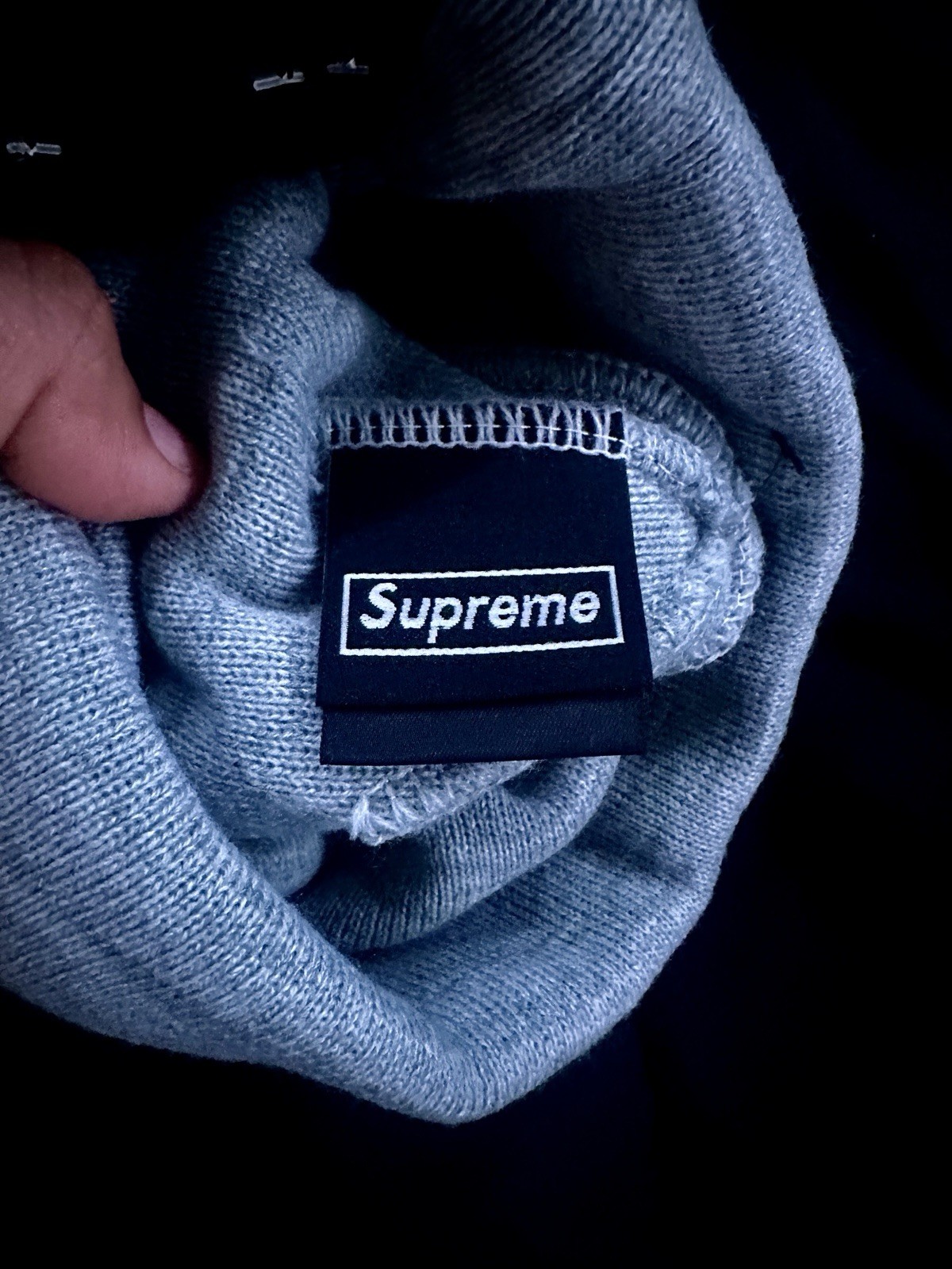 Supreme New Era Camo Box Logo Beanie – Heather Gray (FW23) New in Bag