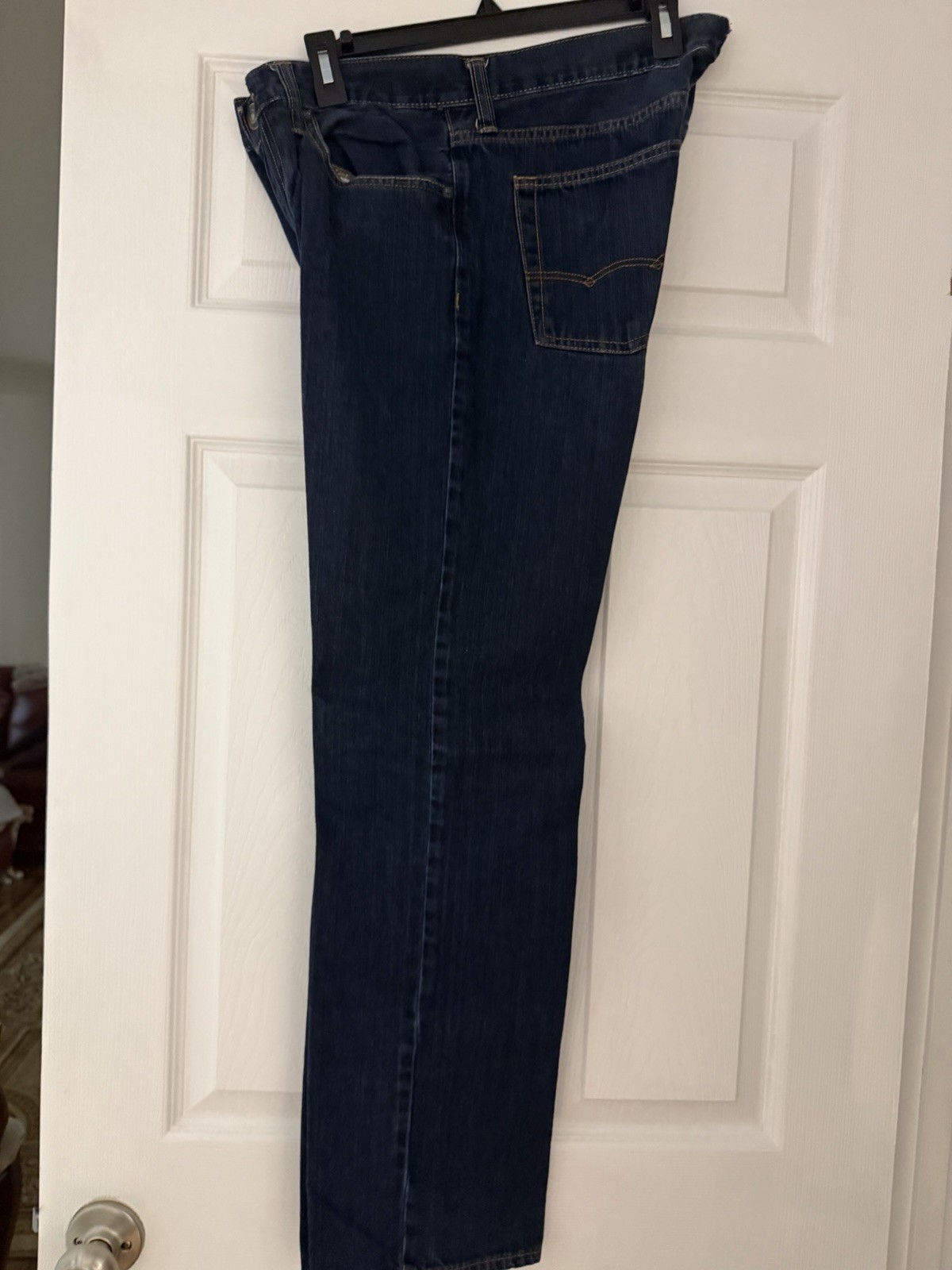 American Eagle Outfitters Men’s Straight Fit Dark Wash Denim Jeans