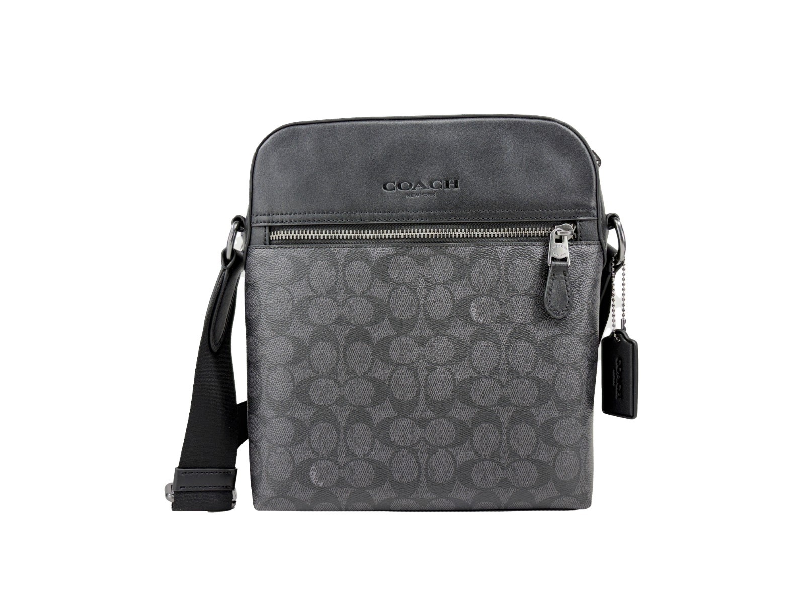 Coach Houston Leather Flight Bag Crossbody