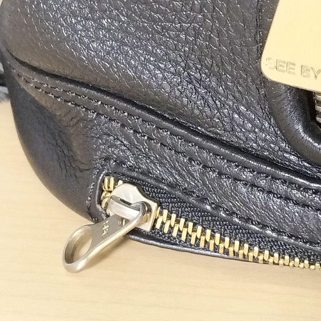 See By Chloe Y2K Leather Shoulder Bag with Fringe Tassel Black Used From Japan