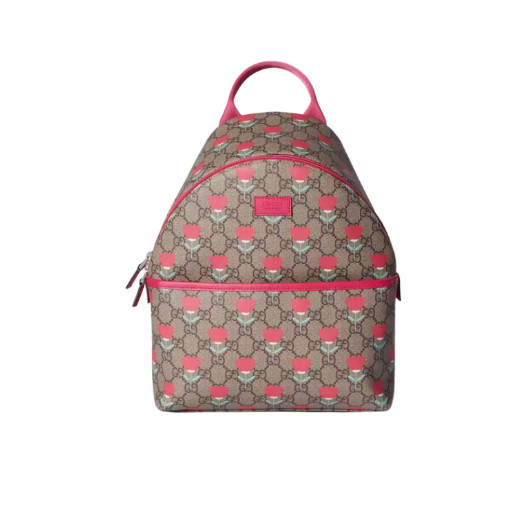 GUCCI GG Supreme Canvas Shoulder Bag Children’s Dark Brown 9.8*4.3*12.6 in