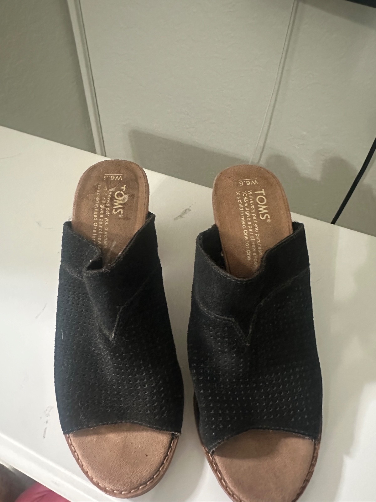 toms mule heel women size 6.5
