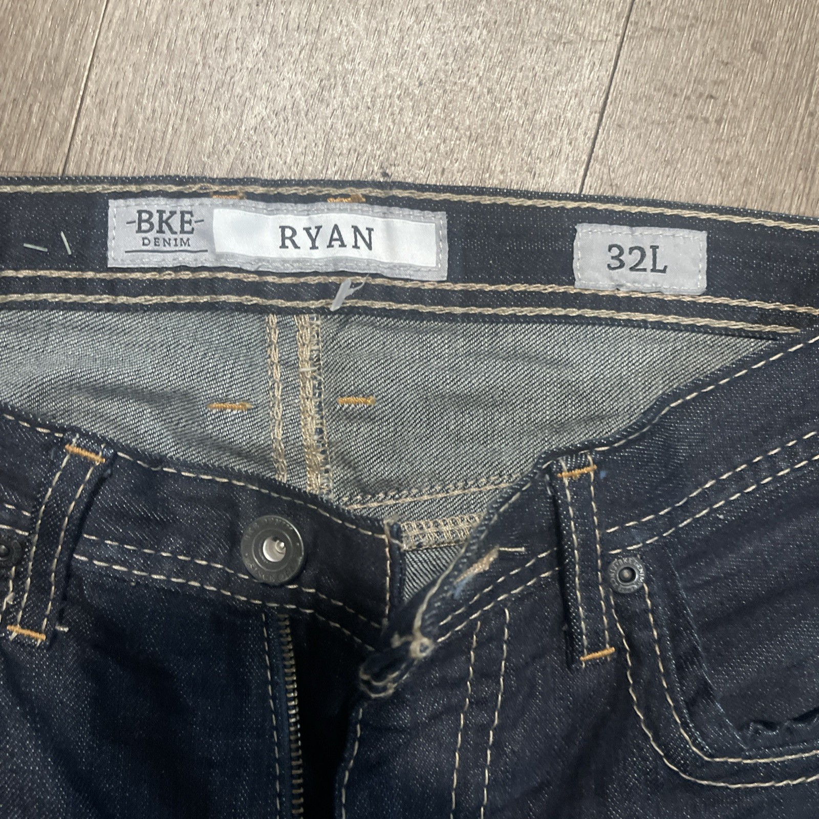 BKE Mens Jeans Buckle Ryan Straight Size 32L 32/35 Length TALL MEN ONLY