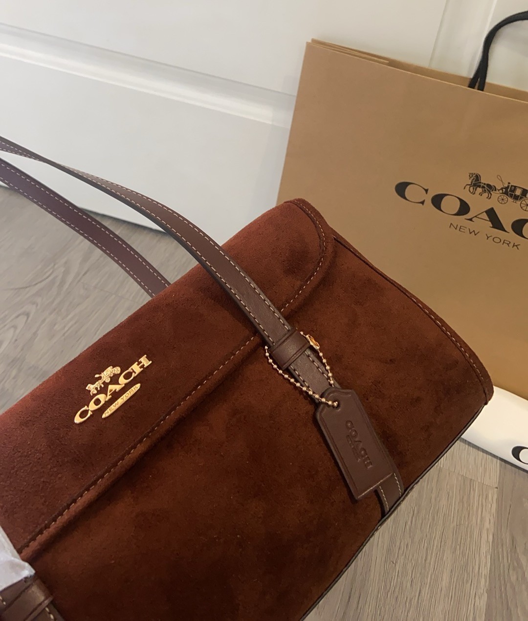 Coach Shoulder Bag CDB06 Birdget – Fashionable Crossbody Bag Brown