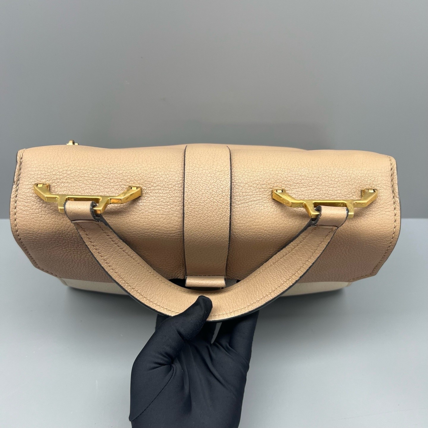 Miu Miu Pre-Owned Authentic Luxury Handbag Colorblock 27*18*13cm