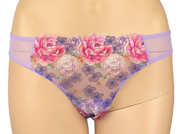 VICTORIA’S SECRET DREAM ANGELS FLORAL EMBROIDERED THONG PANTY XS S M L XL NWT