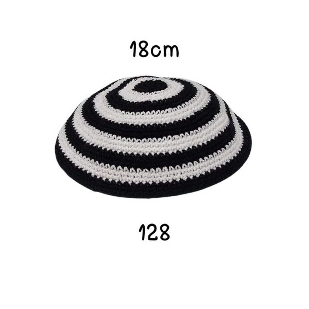 Knitted Yarmulke kippot hat Kippah skull yamaka Holy kipa 18 cm