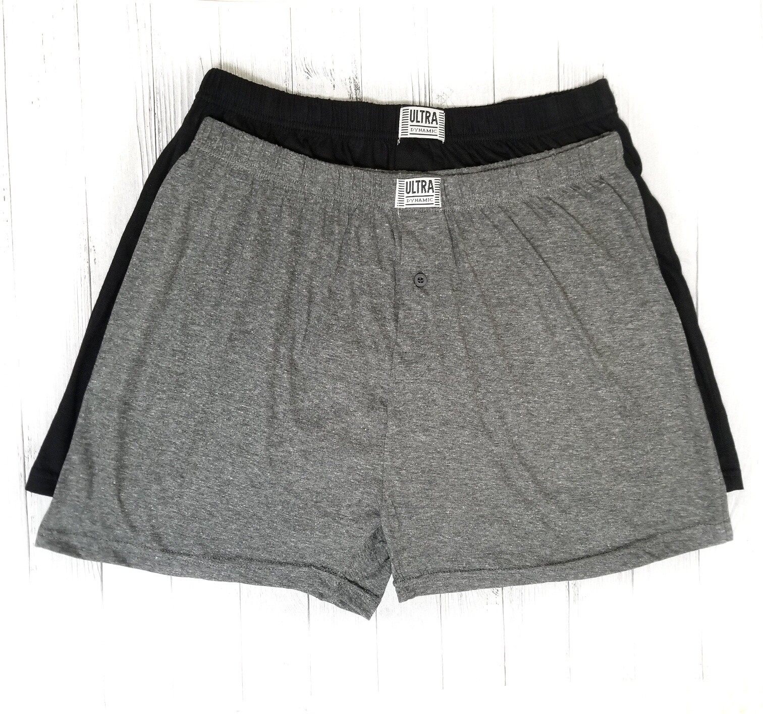 Ultra Men 100% Soft Stretch Premium Cotton Jersey Knit Boxer Trunk Underwear