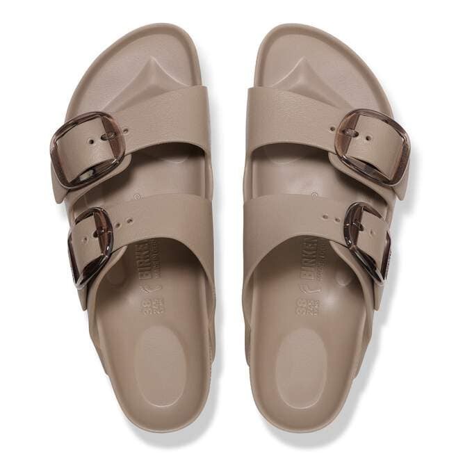 Birkenstock EVA Arizona Big Buckle Sandals – Gray Taupe, NWT Authentic