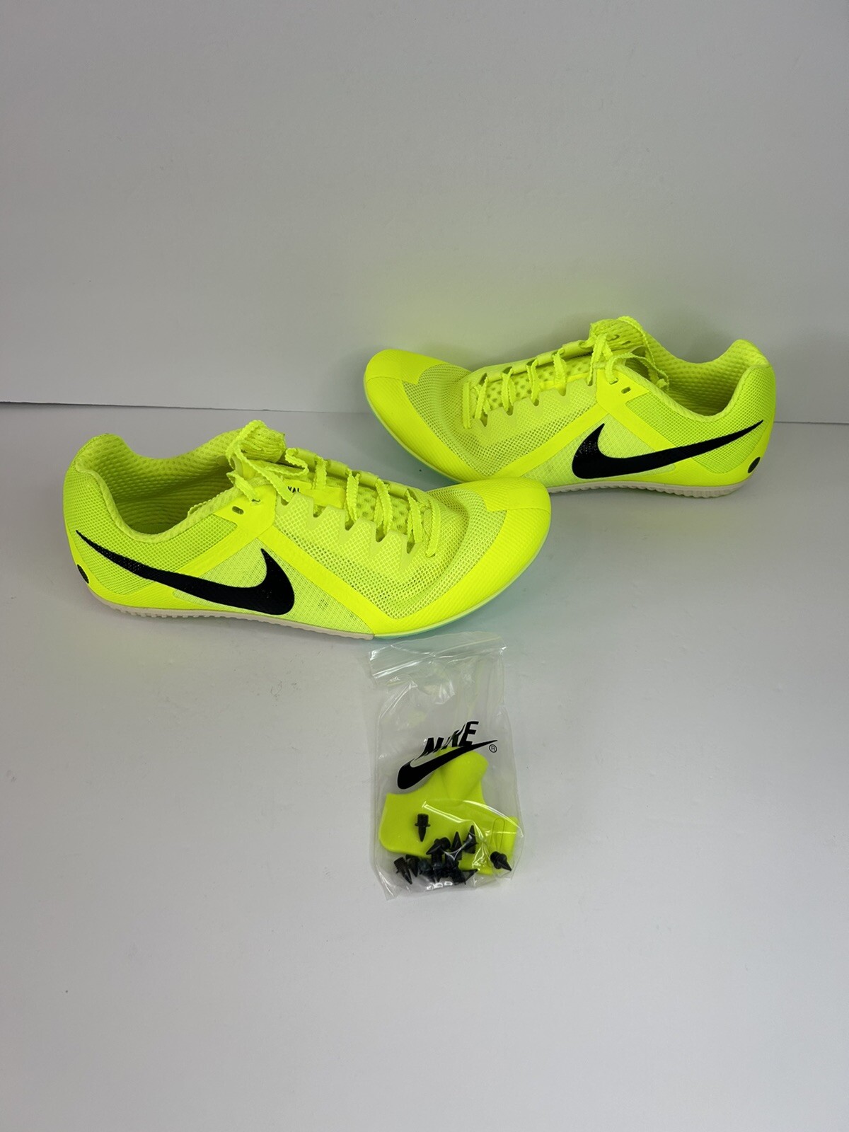 Nike Unisex Zoom Rival Athletic Shoes CK7 Volt/Mint DC8749-700 Size M:9.5/ W:11