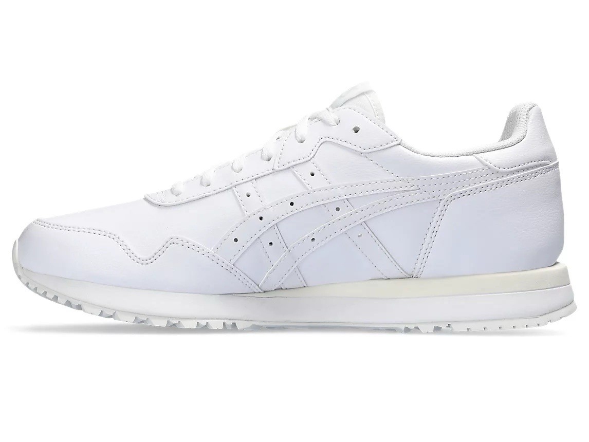 Men ASICS TIGER RUNNER II Lifestyle Sneakers Shoes White/White 1203A273-100