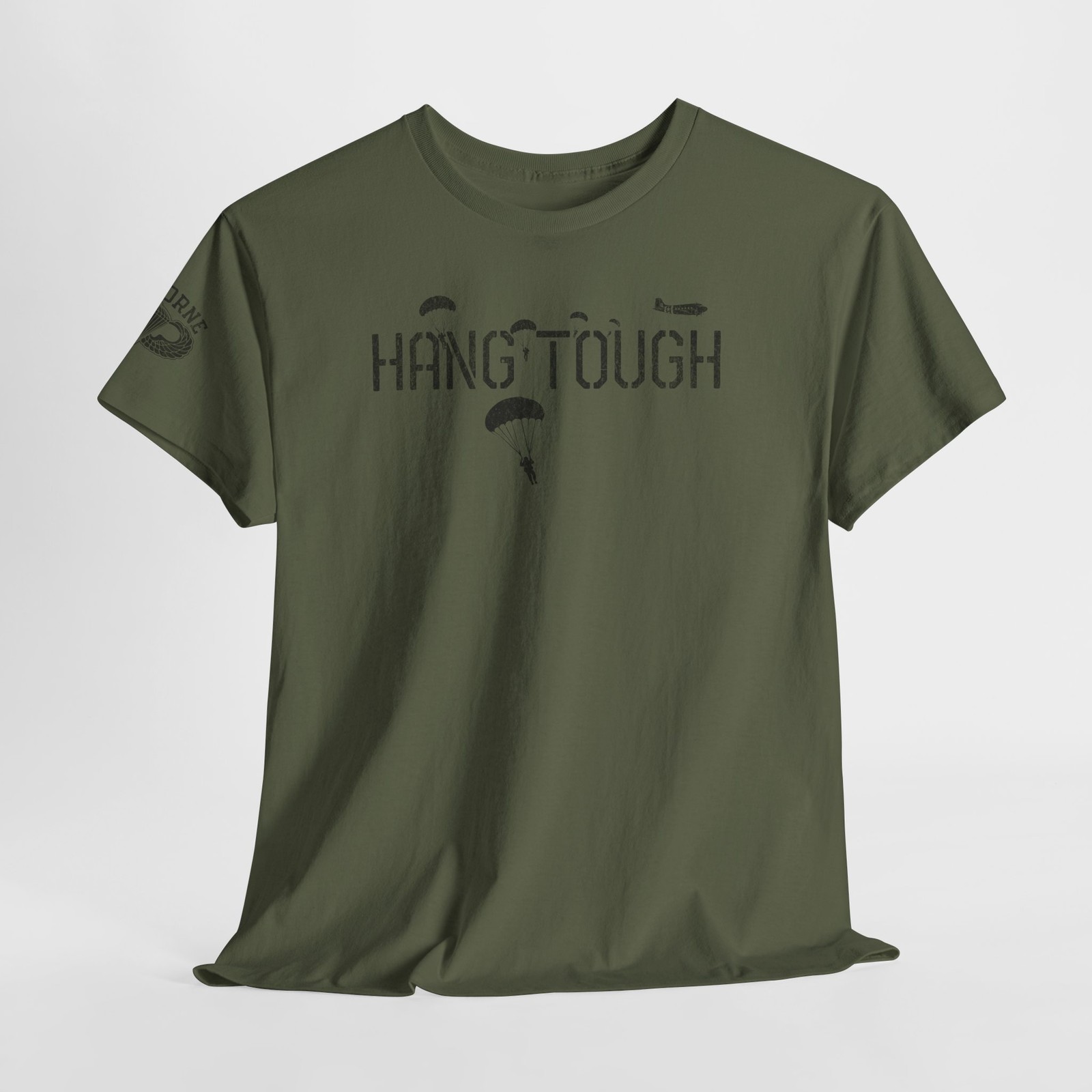 HANG TOUGH – WWII Airborne Band of Brothers History Movie Lover T-Shirt 3 Colors