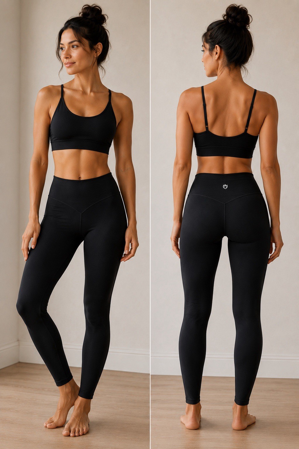 Sylvendel 91% Hemp Yoga Leggings Women’s Tall Large Natural Fiber High Rise