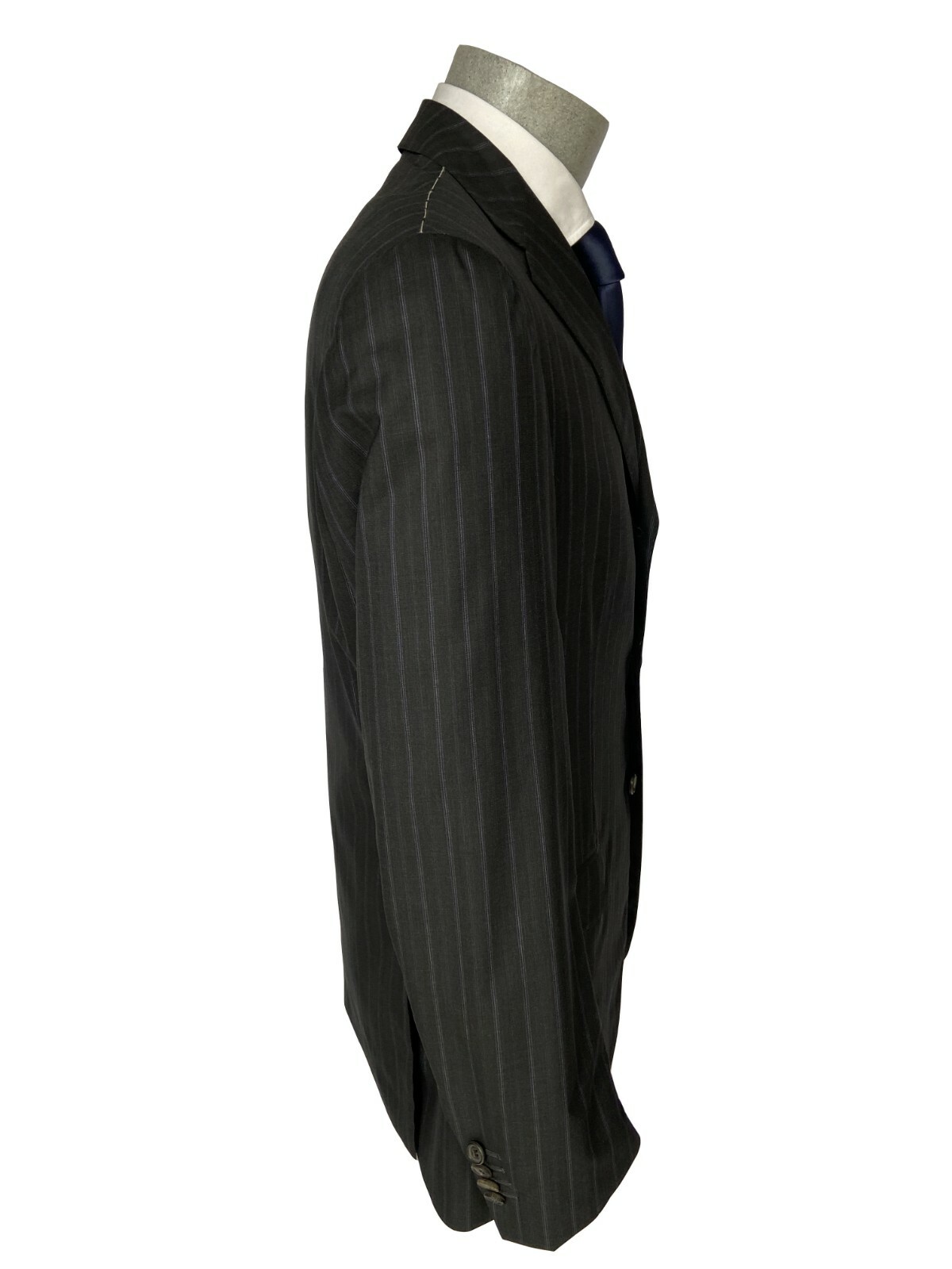 150’s SUTOR Men’s Dark Grey Plaster Pure Wool Superfine Dress.