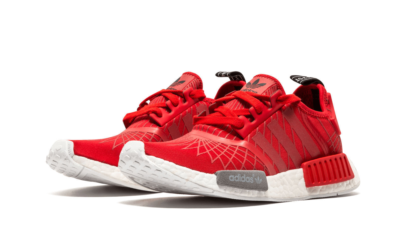 Adidas NMD R1 running shoes womens US 7 Lush Red White S79385 38 2/3 EU 5.5 UK