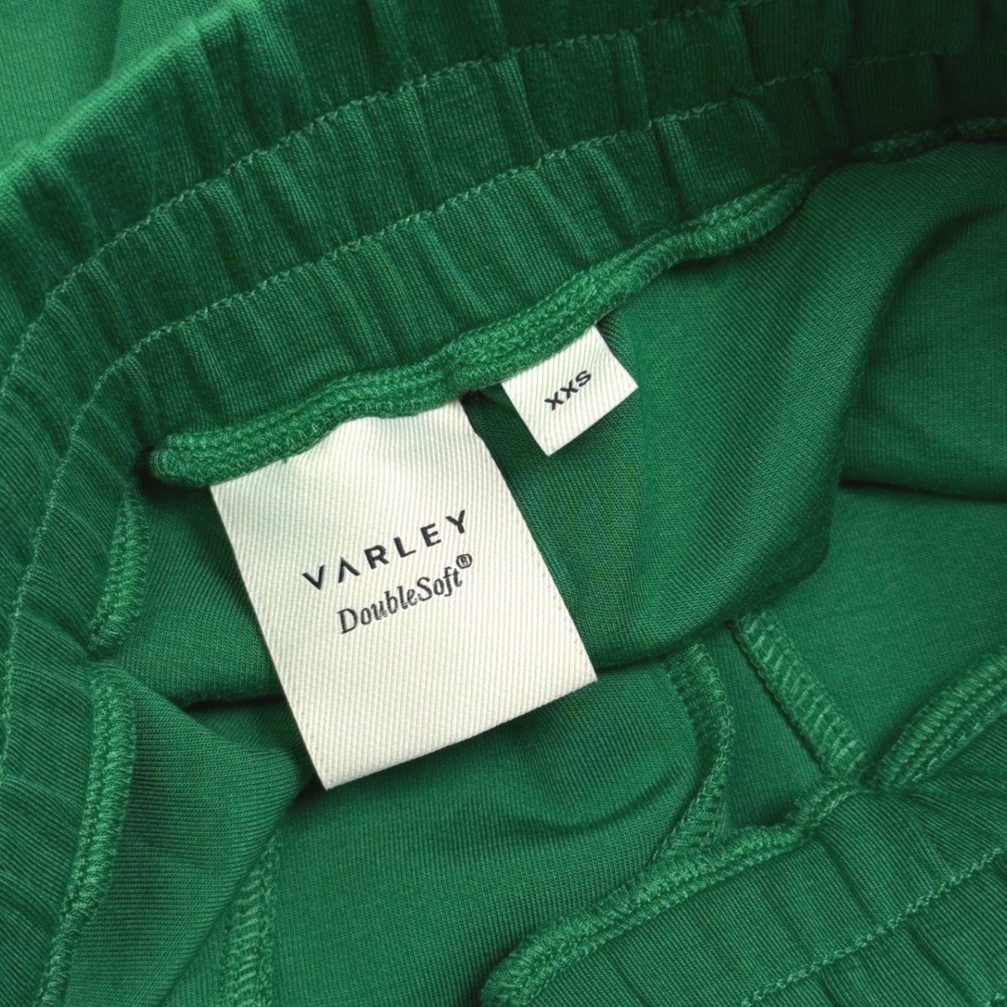 NWT Varley Doublesoft Atrium Short 4.5″ Anthropologie Sz XXS Green High Rise $88