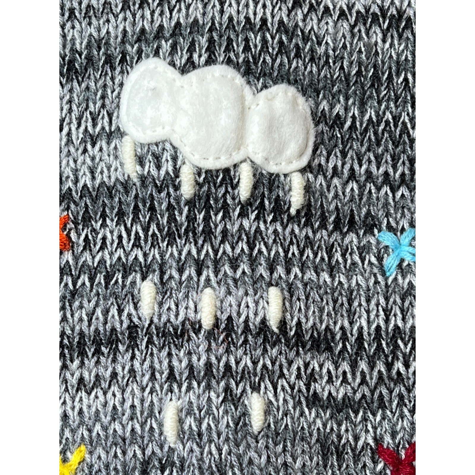 Native Creation Kids Knit Hooded Cardigan Sweater Peru Animals Farm Scene Size M