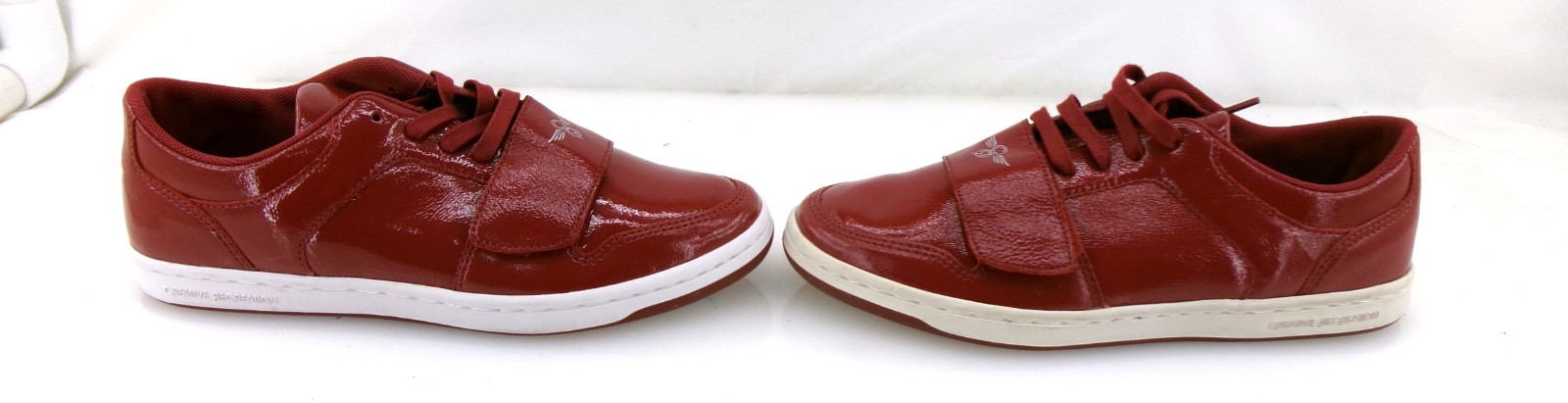 Creative Recreation Shoes Cesario Lo Pat Leather Red Sneaker Mismatched 8/7.5