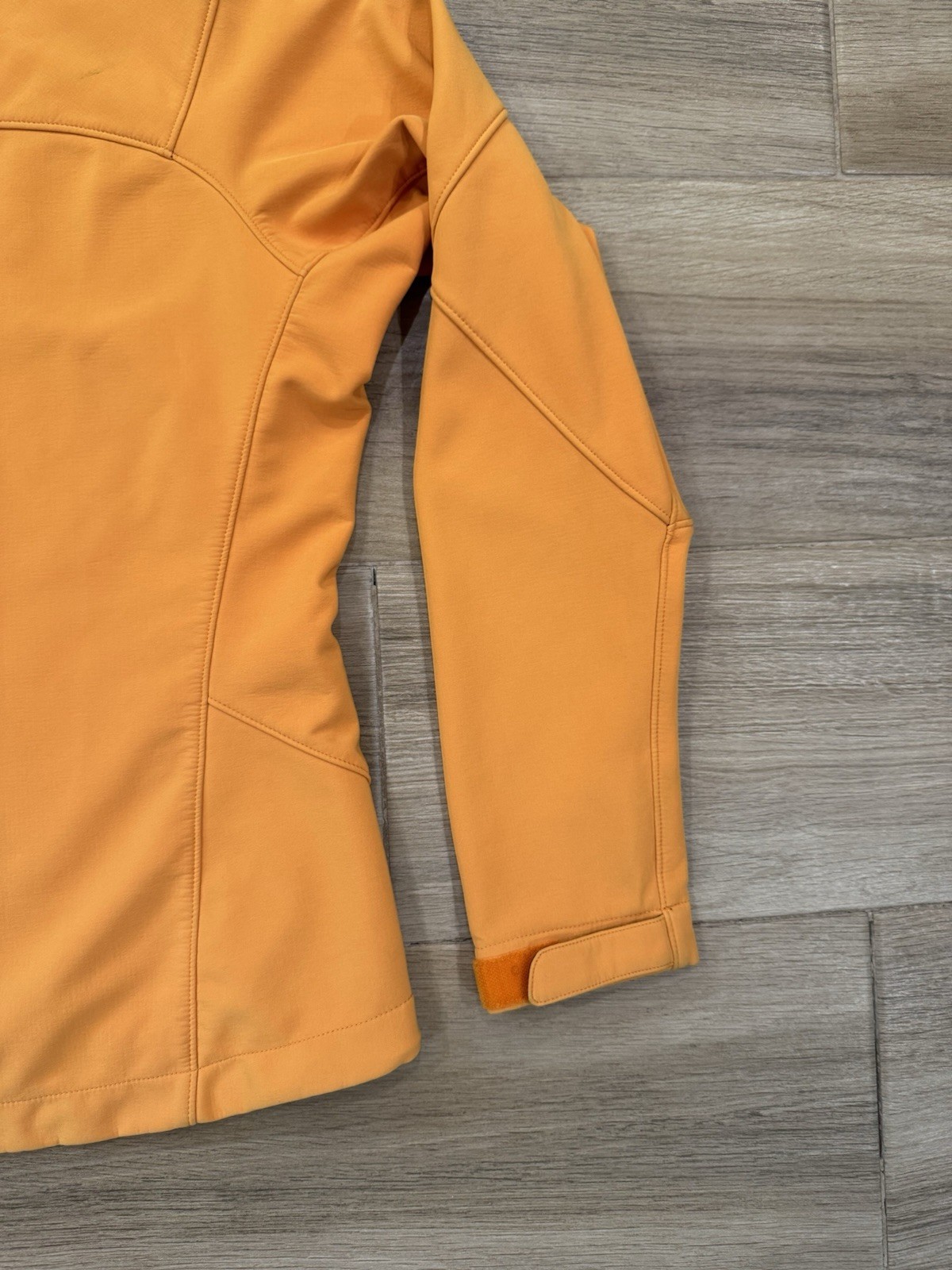 Patagonia Women’s Adze Softshell Jacket MEDIUM Orange Full Zip Outdoor *SEE PICS