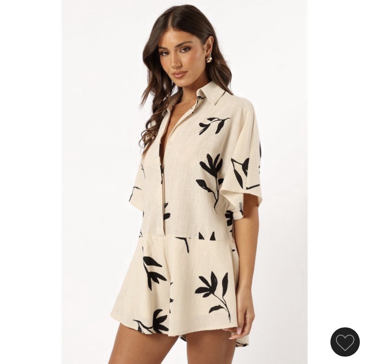 Petal & Pup Sebastian Print Romper Size Large