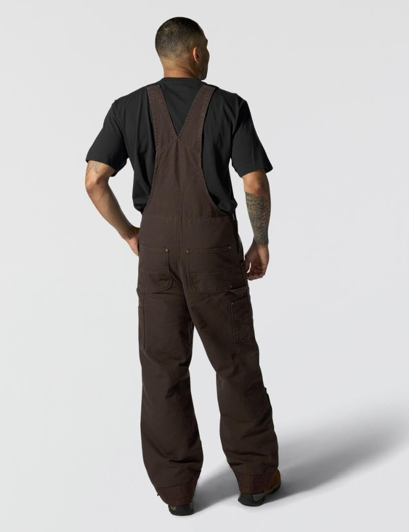 Men’S Washed Duck Insulated Bib Overall