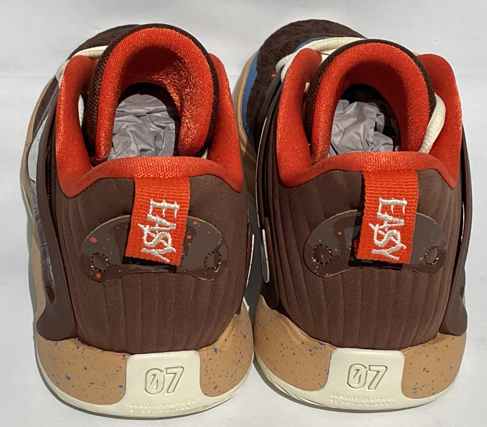 Nike KD 15 EYBL – Mens Size 8.5 – Fauna Brown/Coconut Milk – GREAT CONDITION