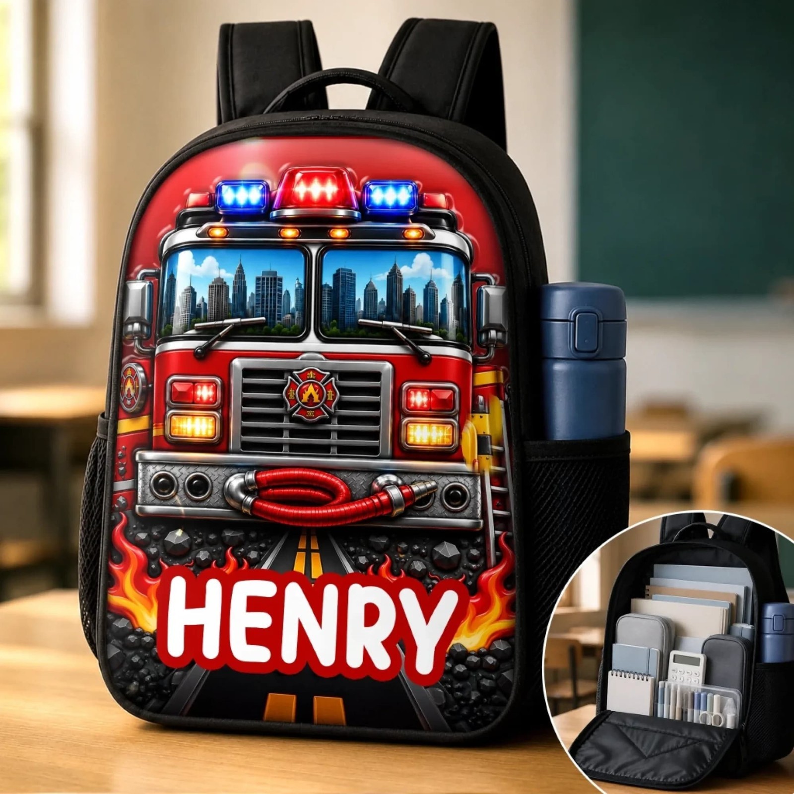 Custom Kids Backpack, Personalized School Bag, Back to School Gift with Name