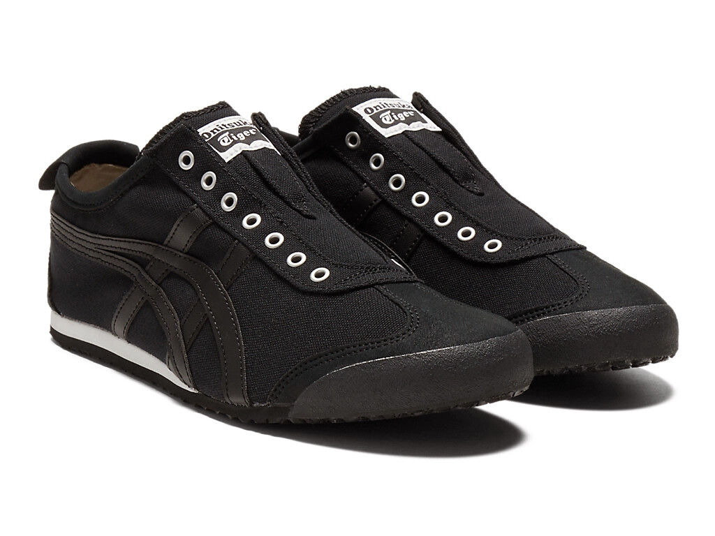 Onitsuka Tiger MEXICO 66 SLIP-ON 1183A360 002 BLACK BLACK Unisex Shoes US 7.5-14