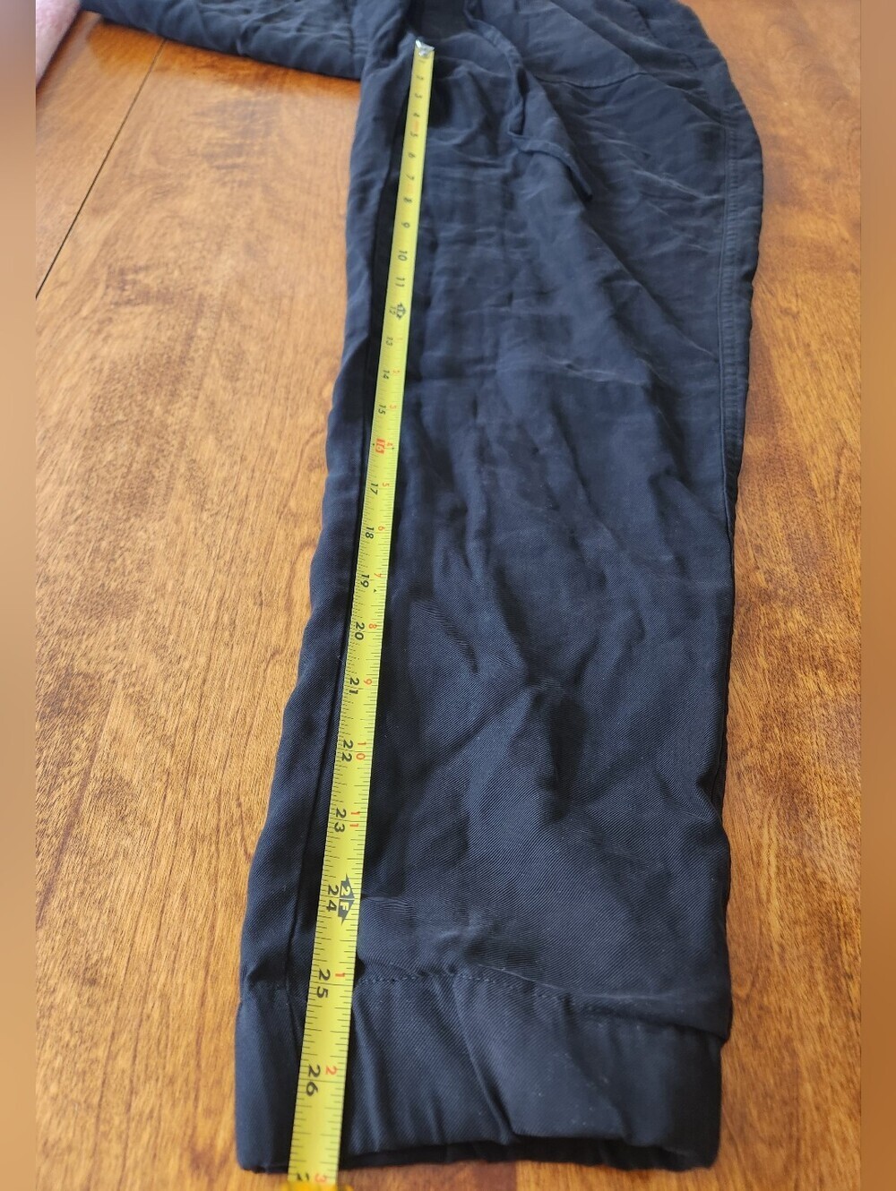 Tahari Black Drawstring Utility Joggers Size L Gorpcore Indie Sleeze Normcore
