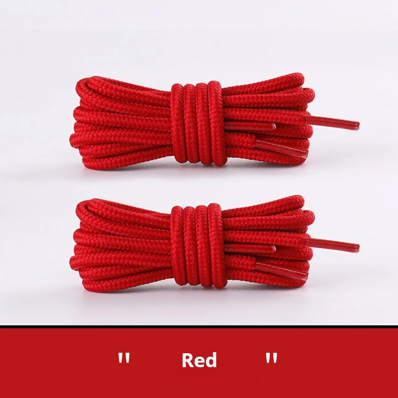 2Pair Classic Round Shoelaces for Sneakers Martin Boot Hiking Shoes Shoelace Oxf