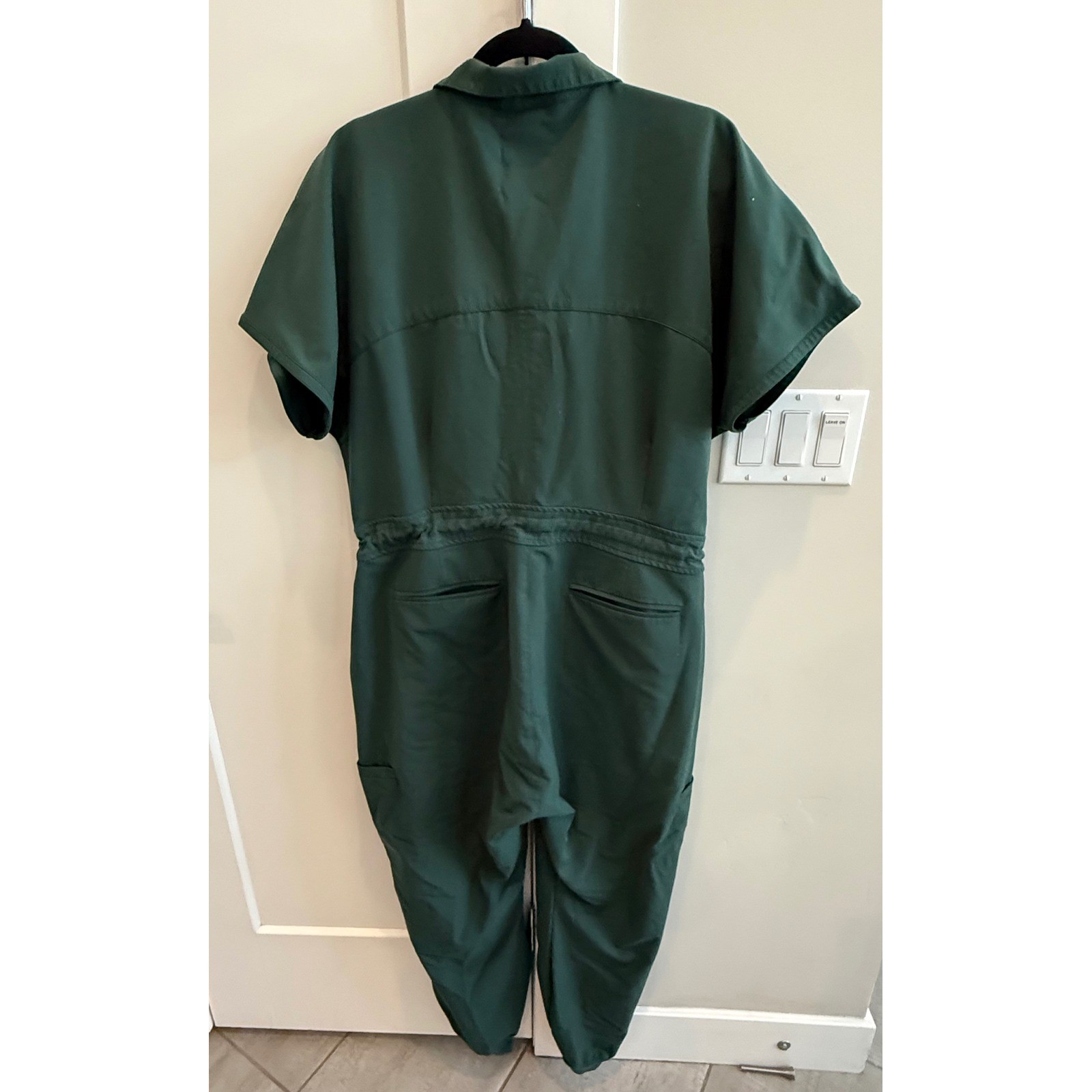 Mandala Scrub Jumpsuit Midnight Green Stretch Joggers Nurse Medical Womens XL