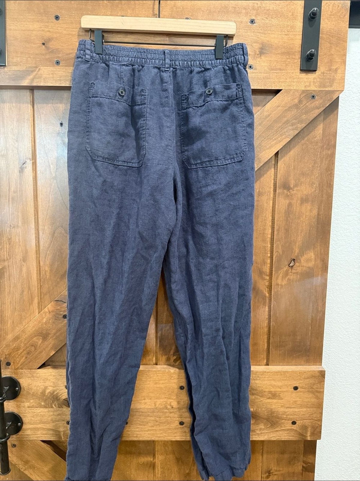 Madewell Men’s Navy 100% Linen Pants Size Medium