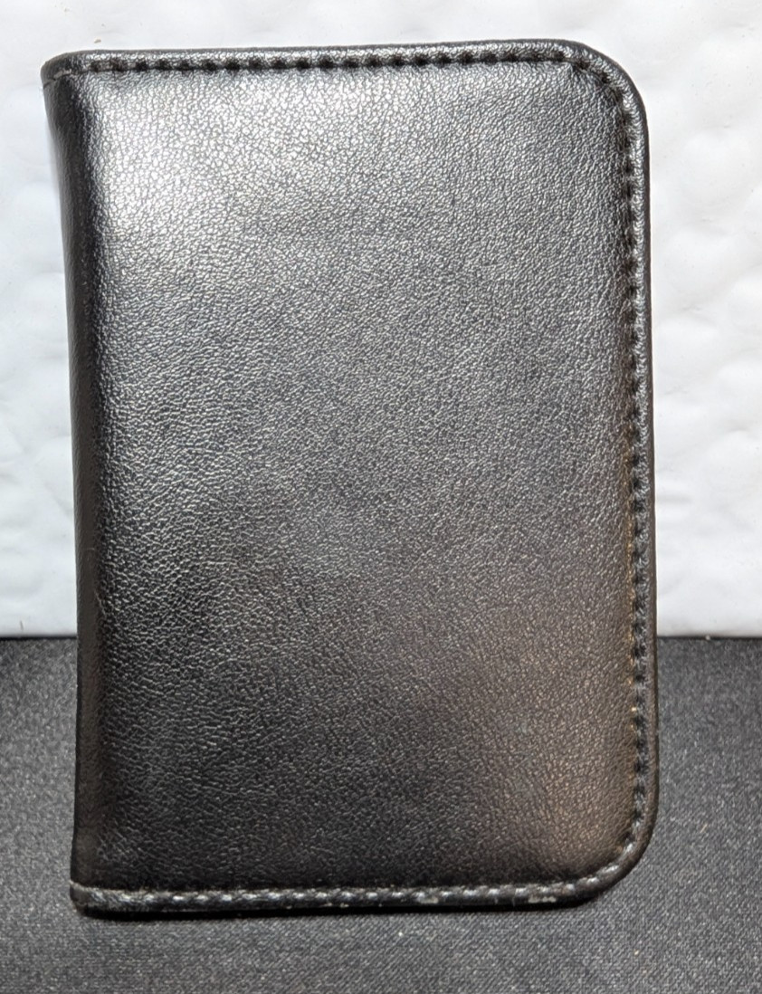 Vintage Day Runner Business Calling Credit Card 4.1″×3″ Leather Holder 870-60