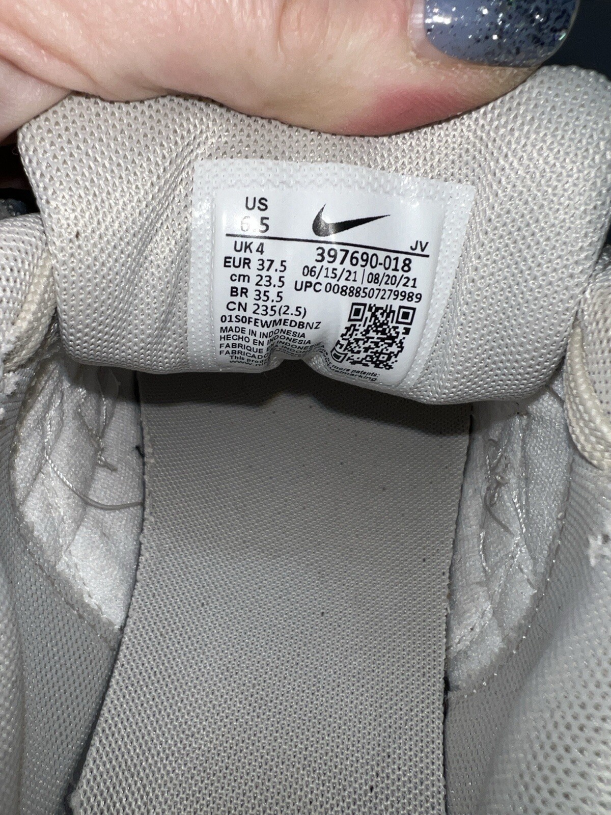 NIKE Air Max Command Women’s Shoes Size 6.5 Light Bone 397690-018